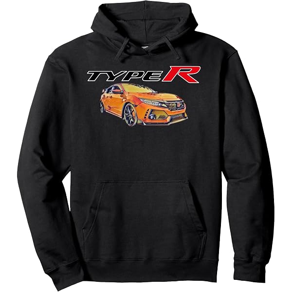 Amazon.com: FK8 Civic Type R Rallye Red Pullover Hoodie : Clothing